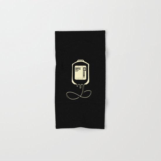 Coffee Transfusion - Black Hand & Bath Towel
