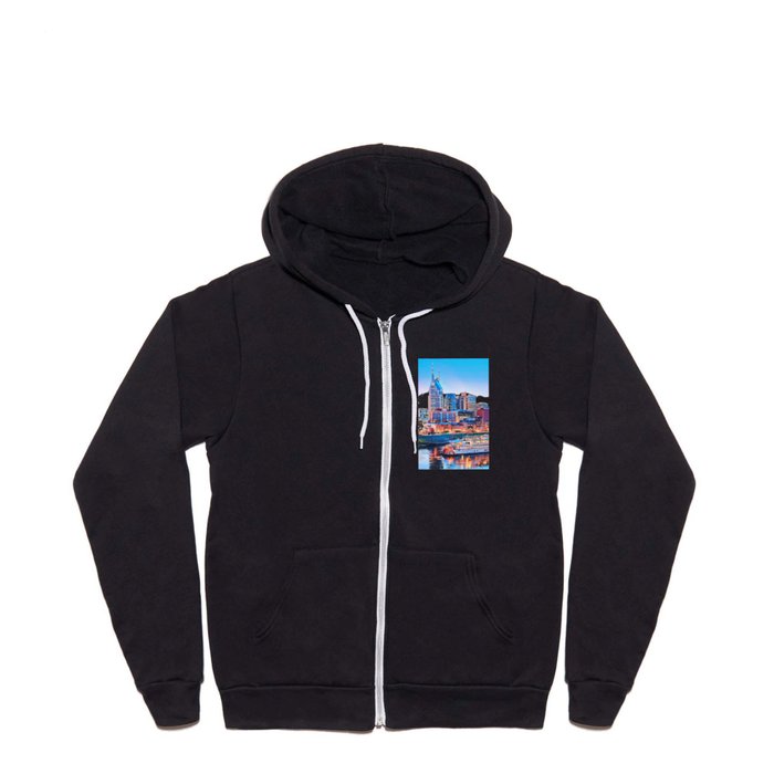 Nashville, Tennessee Youth Hoodie - Skyline Youth Nashville Hooded Swe