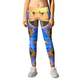 Paper Cut Jewel Leggings