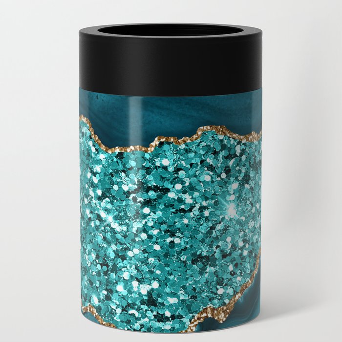 Agate Glitter Ocean Texture 09 Can Cooler