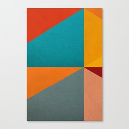 Mid Century Geometric Composition 2 Canvas Print
