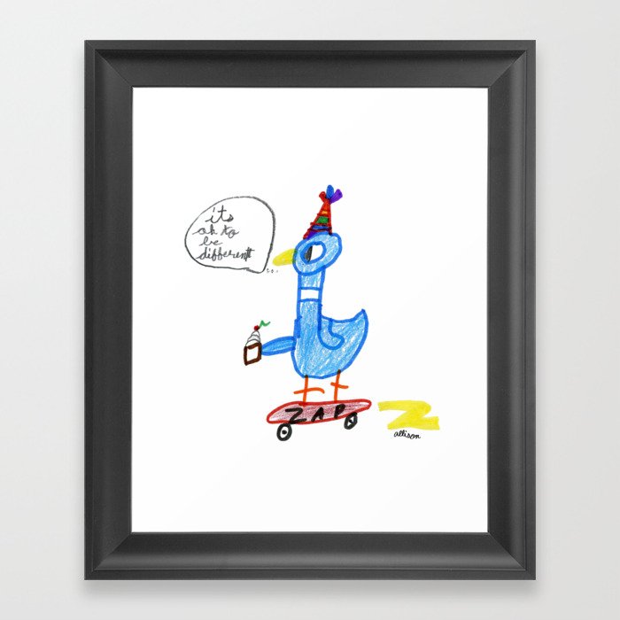 It's ok to be different Framed Art Print