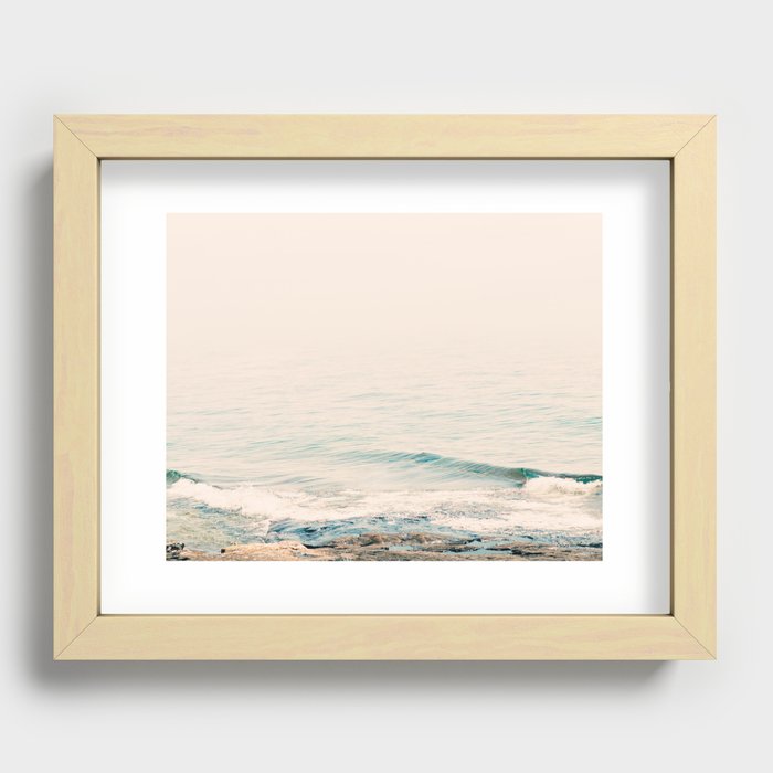 Waves on Lake Superior #1 Recessed Framed Print