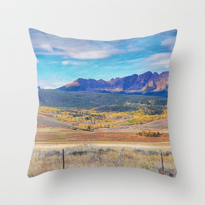 Gore Range Ranch Throw Pillow