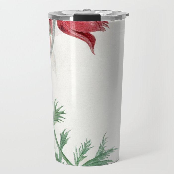 Two Branches with a Flower Travel Mug