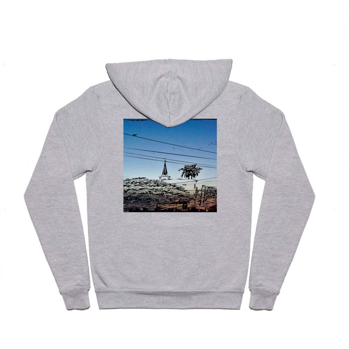 over smal trown the sunset Hoody
