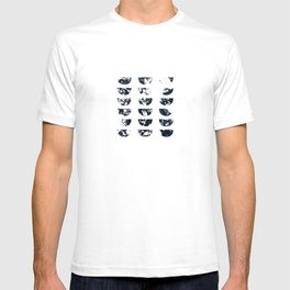 Josie Navy Blue Half Moon Abstract T-shirt