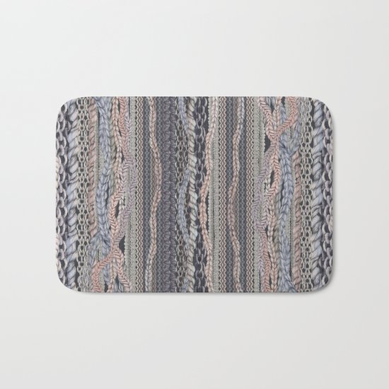 Romantic Stitches Bath Mat