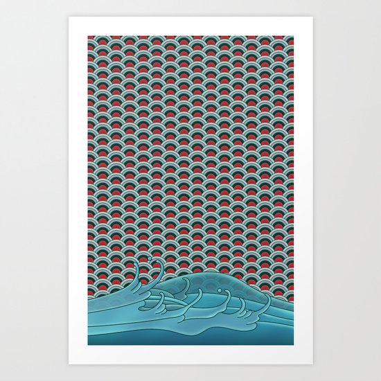 Koi Art Print