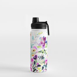 Watercolor floral Water Bottle