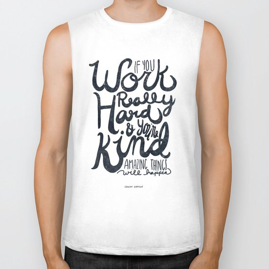 Work Really Hard Biker Tank