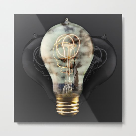 Bright Idea Metal Print