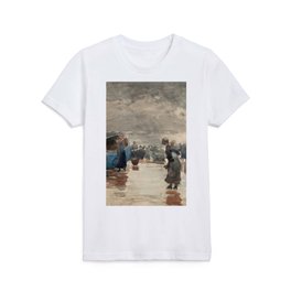 Winslow Homer`s On the Sands (1881) Kids T Shirt