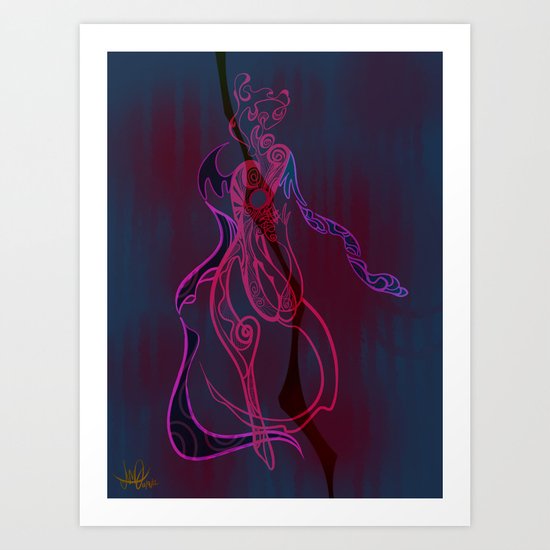 Pit Art Print