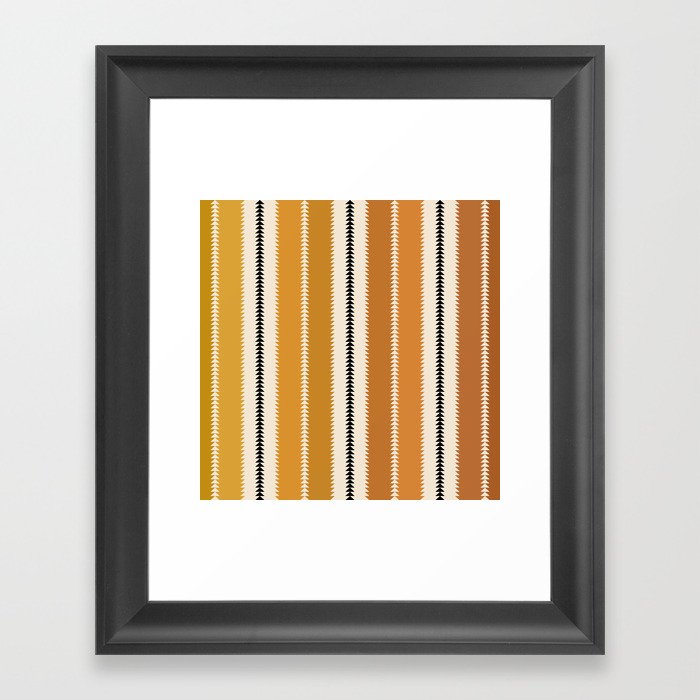 Southwestern Stripes III Framed Art Print