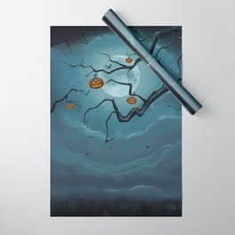 Halloween Tree Wrapping Paper