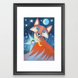 the prince&the fox Framed Art Print