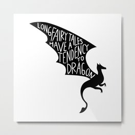 Fairy Tale Dragon Metal Print