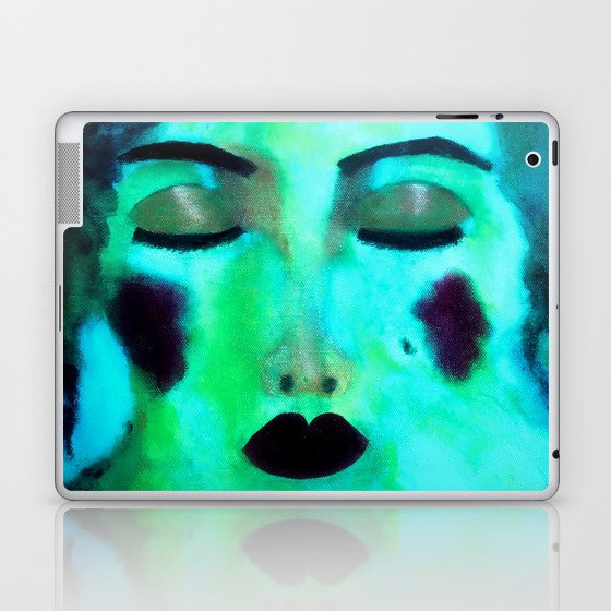 She Became One With Water Laptop & iPad Skin
