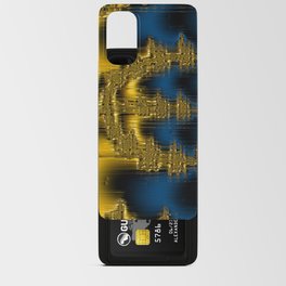 Abstract old golden smear  Android Card Case