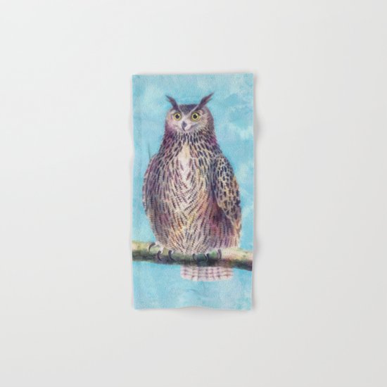 Mr. Owl Hand & Bath Towel