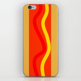 Abstract hot dog iPhone Skin