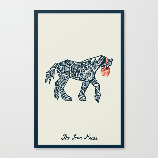 Iron Horse Canvas Print