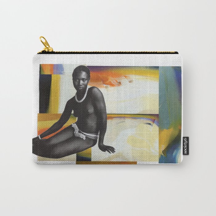 Woman In Color Carry-All Pouch