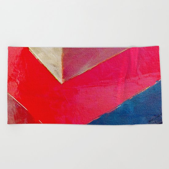 The River of Pink Sand Beach Towel