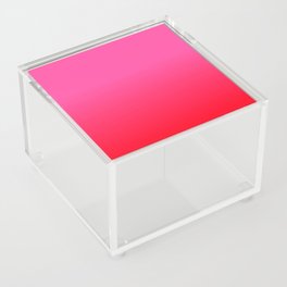 Pink and Red Gradient Acrylic Box
