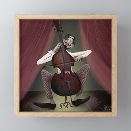 The Cellist Framed Mini Art Print