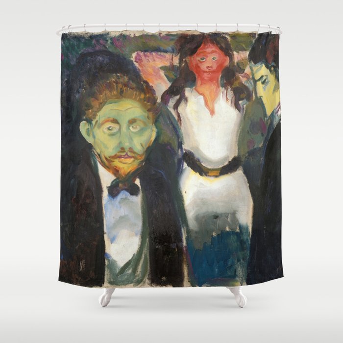 Edvard Munch - Jealousy Shower Curtain