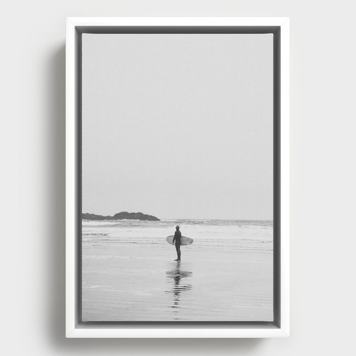 LET SURF XXVIII Framed Canvas