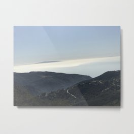 California Mountaintop Skyline Metal Print