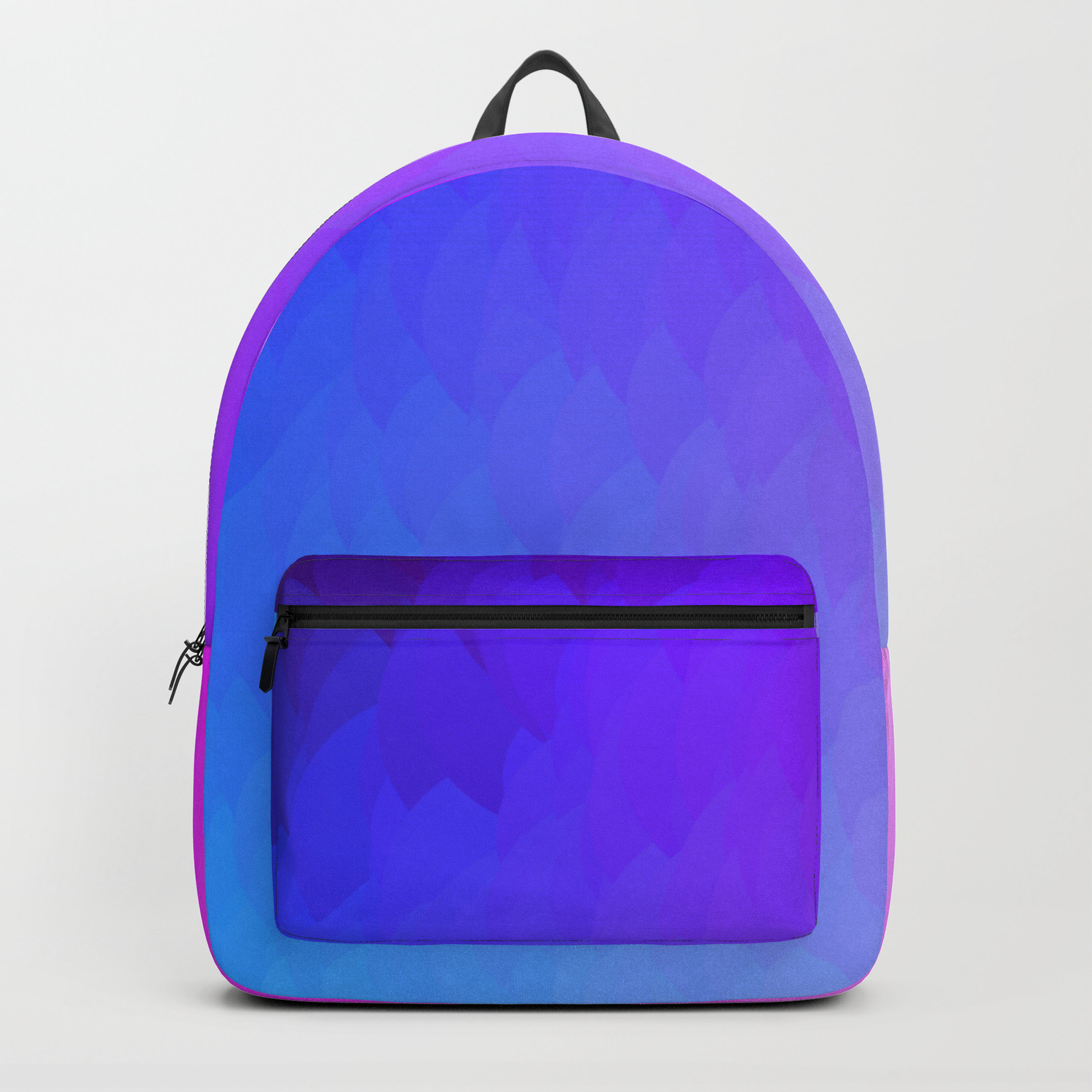 purple and blue backpacks