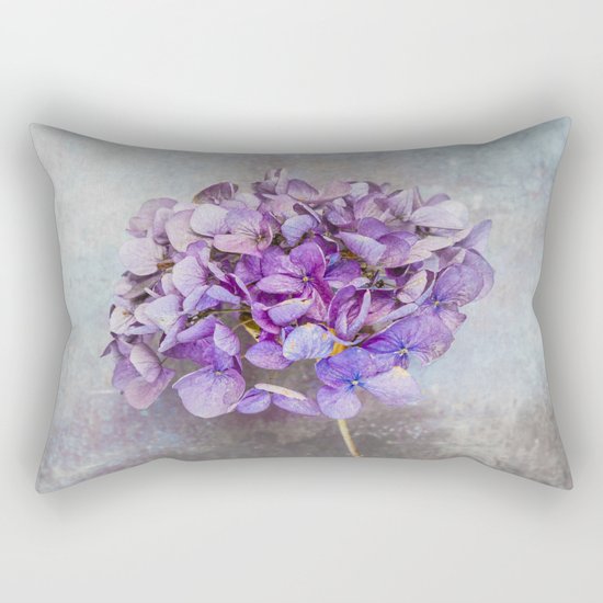 Beautiful Lilac Hydrangea Rectangular Pillow