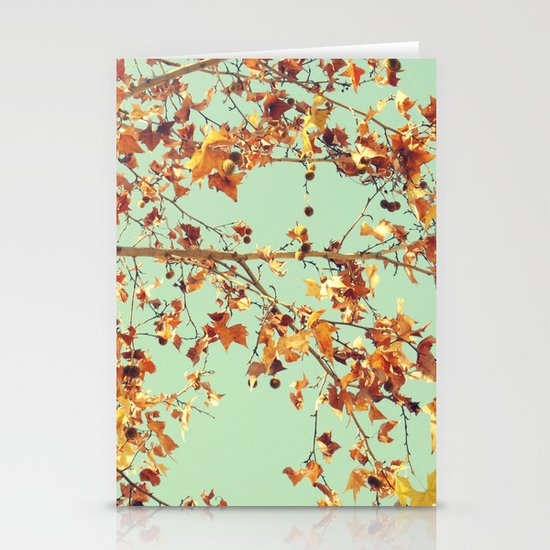 En los árboles Stationery Cards