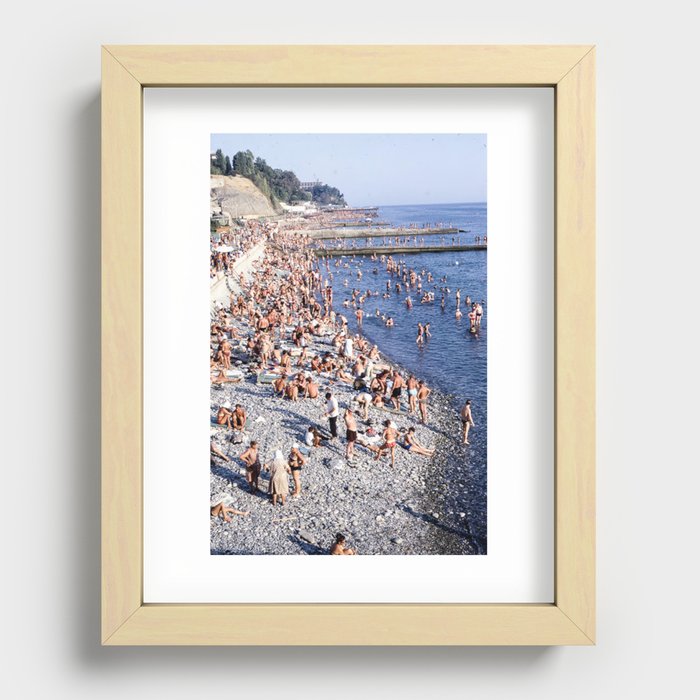 Beach Bum Recessed Framed Print
