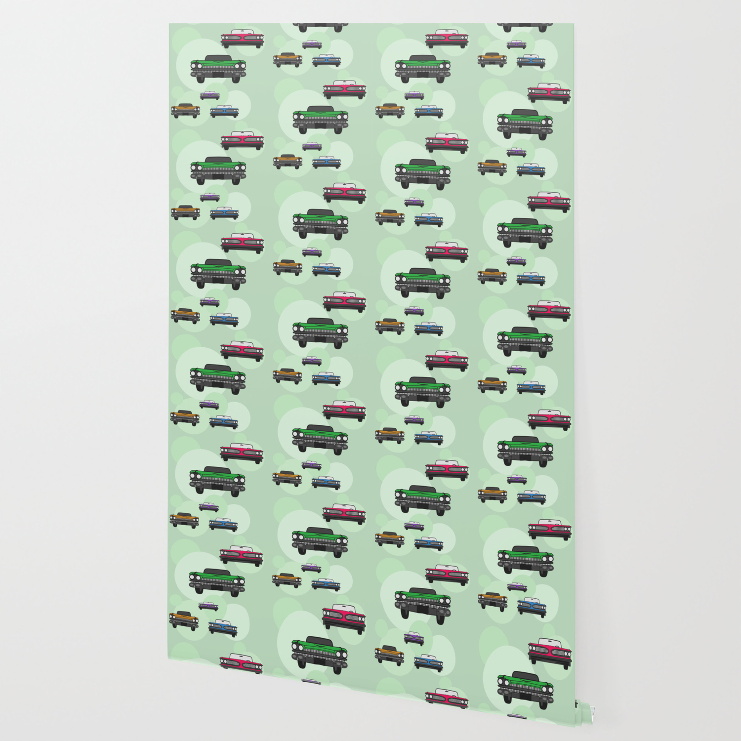 Vintage Route 66 Colorful Cars Wallpaper By Danadudesign Society6 Feel free to download, share, comment and discuss every wallpaper you like. society6