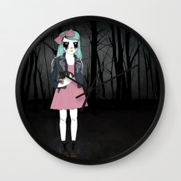 Corpse Paint Wall Clock