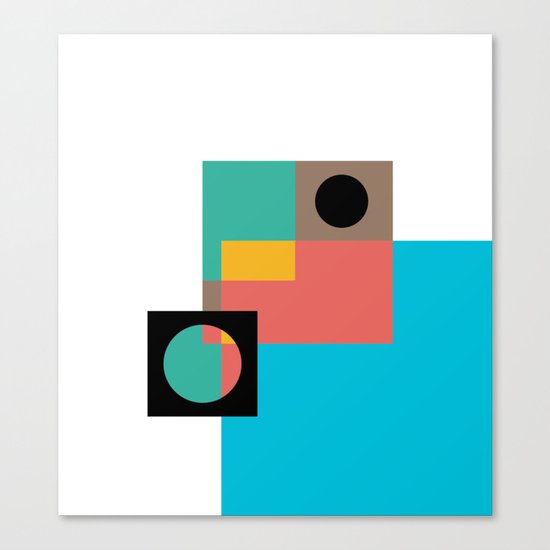 Geometric Crazy 1 Canvas Print