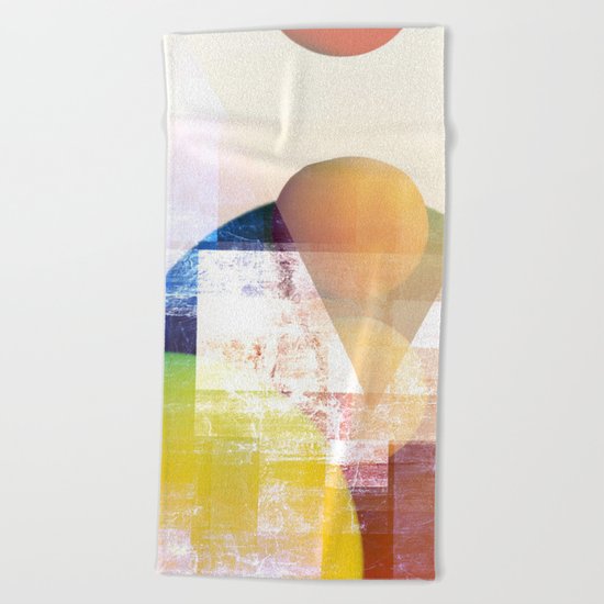 Peaches on Spitzbergen Beach Towel