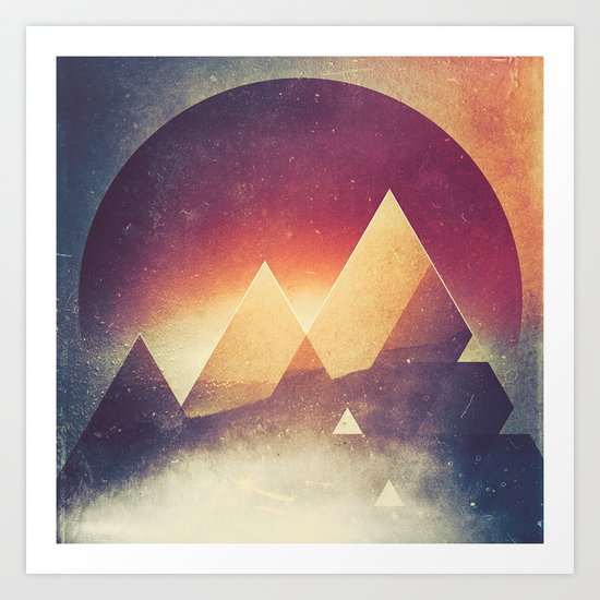 Fractions B04 Art Print