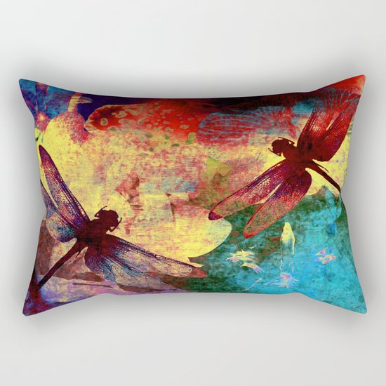 Dragonflies Rectangular Pillow