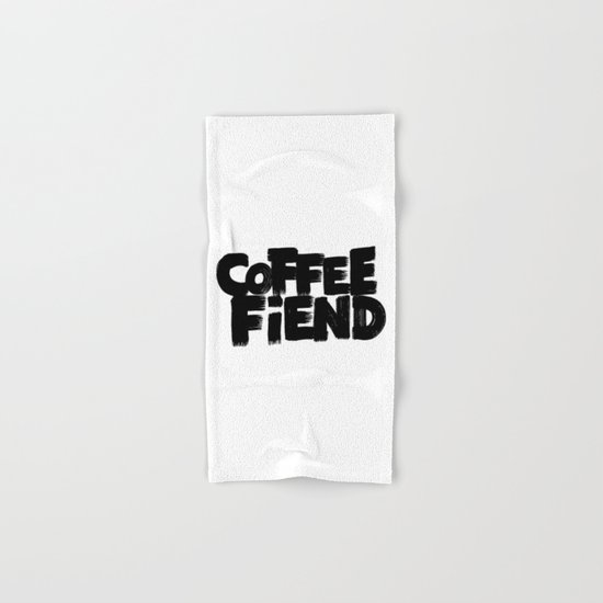 COFFEE FIEND Hand & Bath Towel