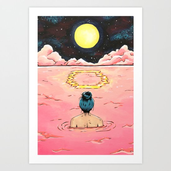 O for Ocean | Alphabet Zine Art Print