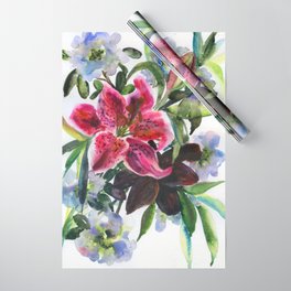 floral phrases: No way Wrapping Paper