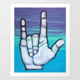Love ASL Art Print