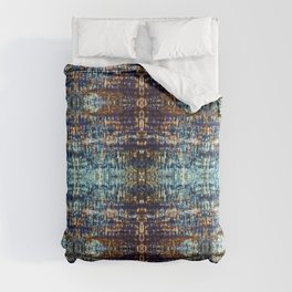 bronze and blue Comforter