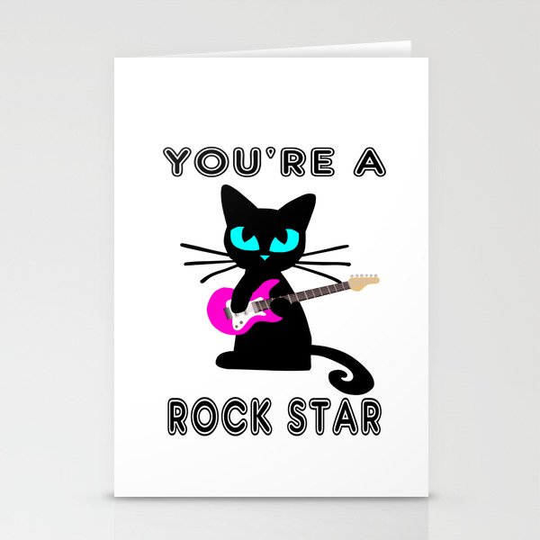 You're a Rockstar! Stationery Cards
